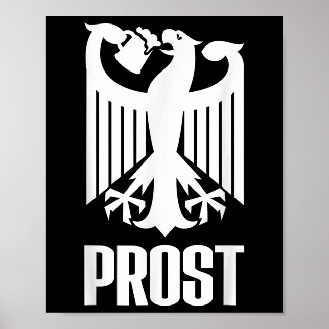 Deutschland-Wappen-Adlerprotest Poster (Vorne)