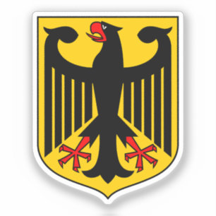 Deutschland-Wappen Aufkleber