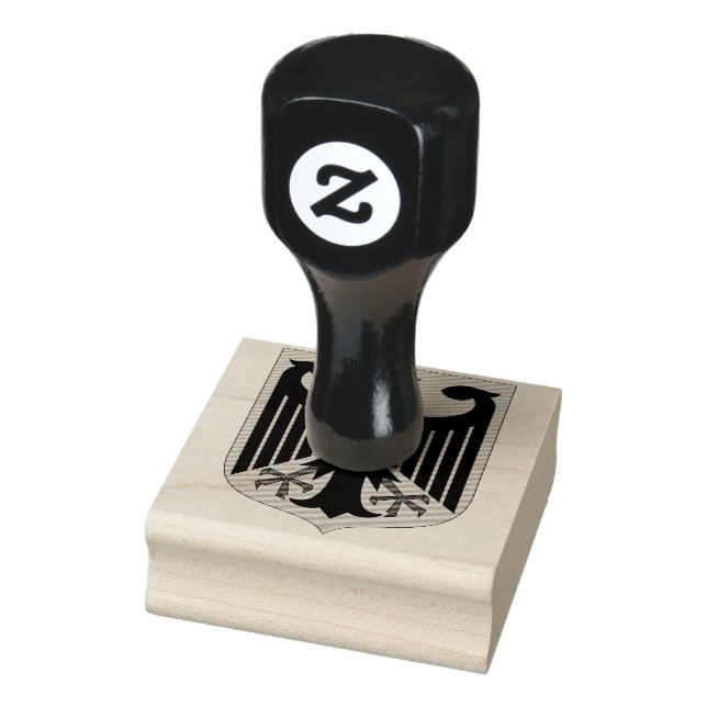 Deutschland Wappen Briefmarke Gummistempel (Stempel)