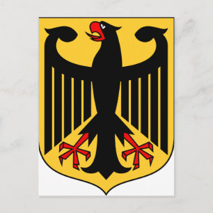 Deutschland-Wappen Postkarte