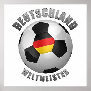 Deutschland Weltmeister Poster