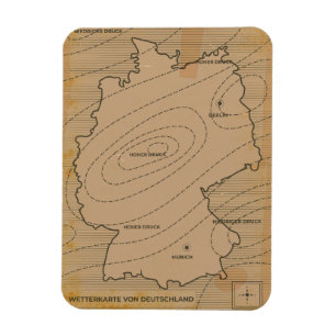 Deutschland: Wettervorhersage Magnet