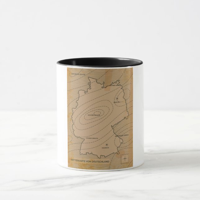 Deutschland: Wettervorhersage Tasse (Zentrum)