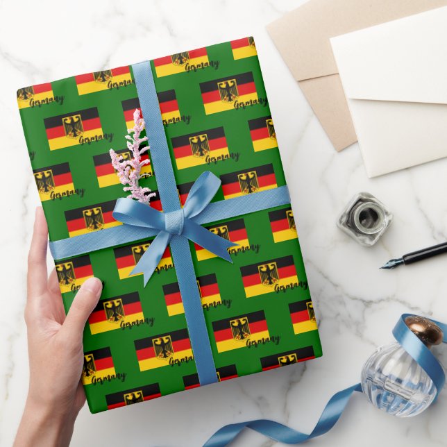 Deutschland - Wrapping Paper, deutsches Flag-Patri Geschenkpapier (Schenken)