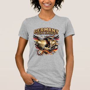 Deutschland Ziel Energie Skelett Stürmer Nationen  T-Shirt