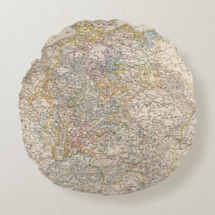 Deutschland zu der Zeit der Krieg mit 30 Jährigen Rundes Kissen
