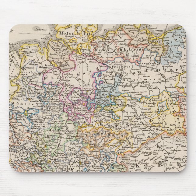 Deutschland zum Zeitpunkt des 30-jährigen Krieges Mousepad (Vorne)