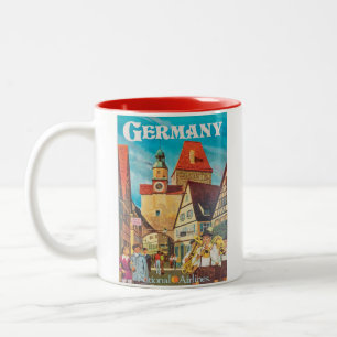 DEUTSCHLAND ZWEIFARBIGE TASSE