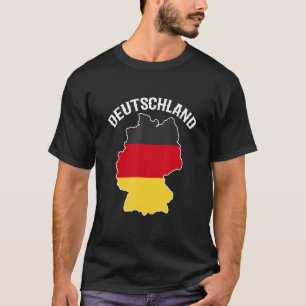 Deutschlandkarte Deutschland Deutschland Länderkar T-Shirt