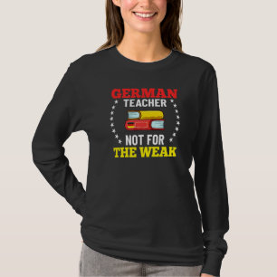 Deutschlehrer Deutschland Flagge Sprachunterricht  T-Shirt