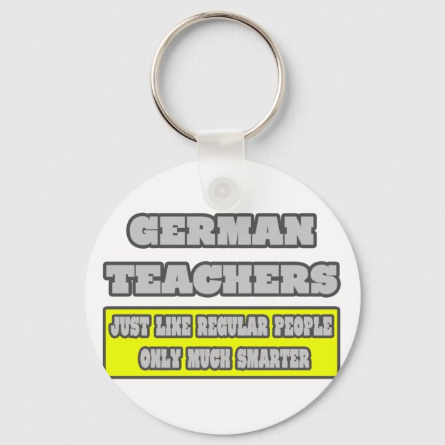 Deutschlehrer ... viel schlauer schlüsselanhänger (Vorderseite)