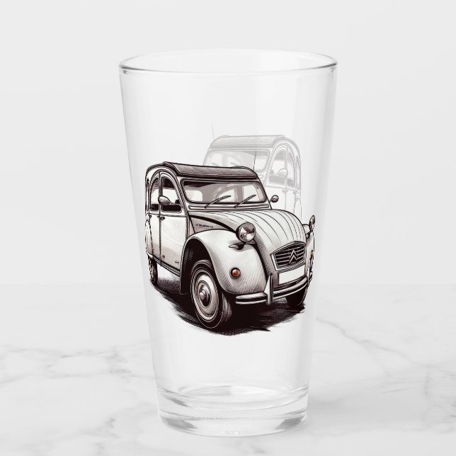 Deux Chevaux Glas (Vorderseite)