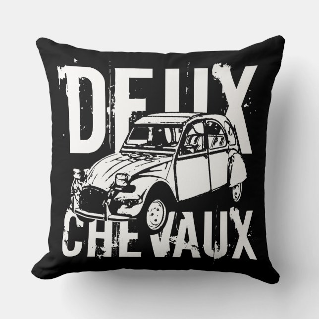 Deux Chevaux Kissen (Vorderseite)