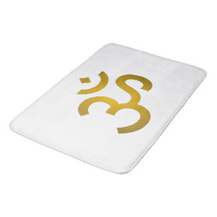 Devanagari Om  Badematte