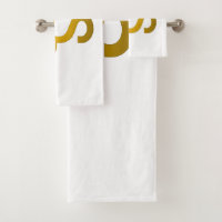 Devanagari om - White