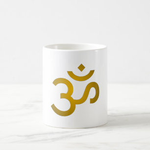 Devanagari om - White Kaffeetasse