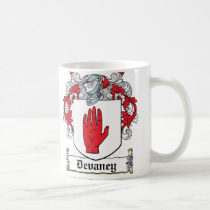 Devaney Familienwappen Tasse
