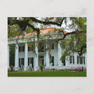 D'Evereux Antebellum Zuhause - Natchez, MS Postkarte