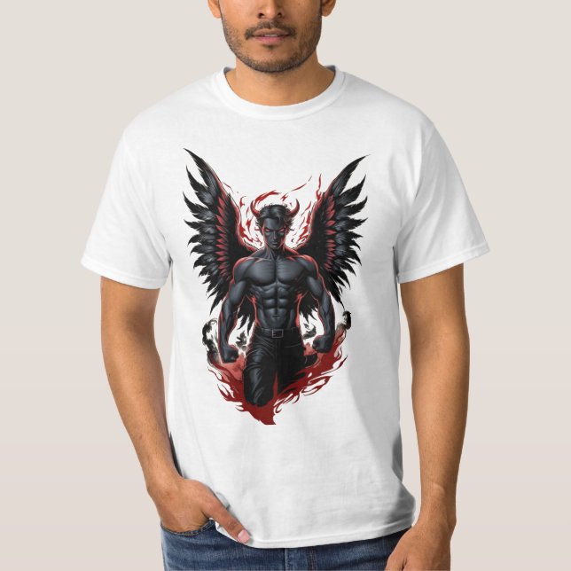 Devil Angel Battle T - Shirt Designs (Vorderseite)