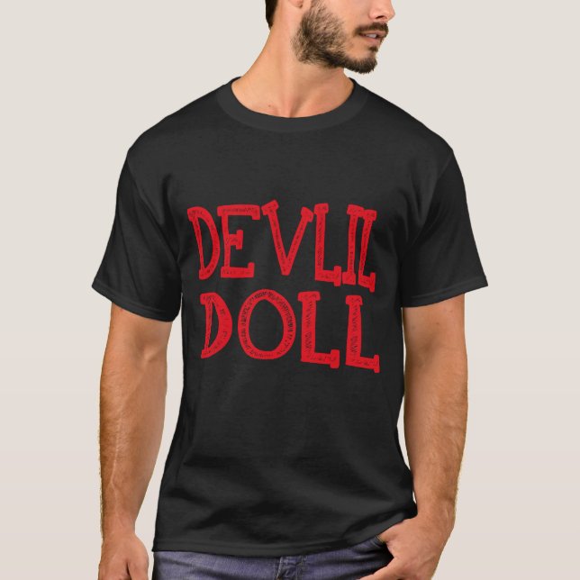 Devil Doll Pastel Goth Kawaii Punk T-Shirt (Vorderseite)
