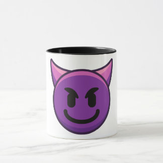 Devil Emoji Pattern Tasse