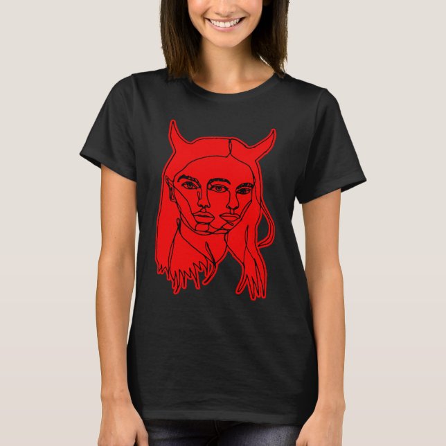 Devil Face T-Shirt (Vorderseite)