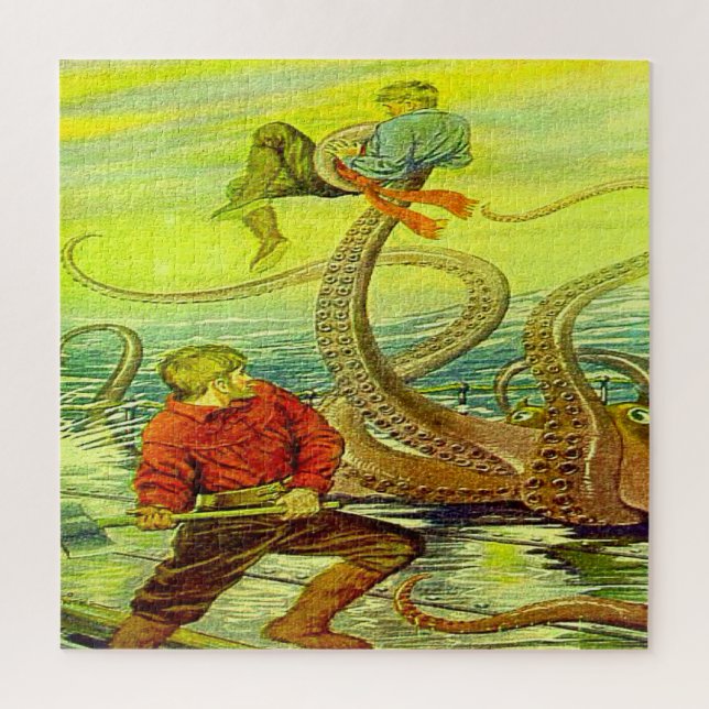 "Devil Fish Tentakel!" Puzzle (Vertikal)