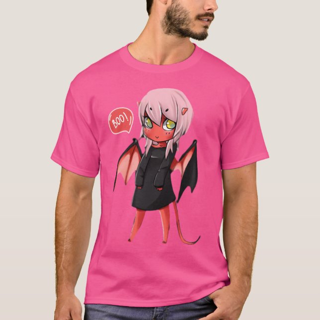 Devil Girl Anime T-Shirt (Vorderseite)