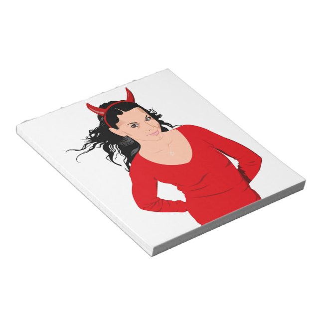 DEVIL GIRL NOTIZBLOCK (angewinkelt)