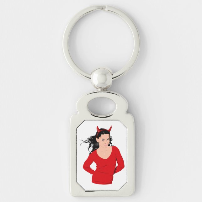 DEVIL GIRL SCHLÜSSELANHÄNGER (Vorderseite)
