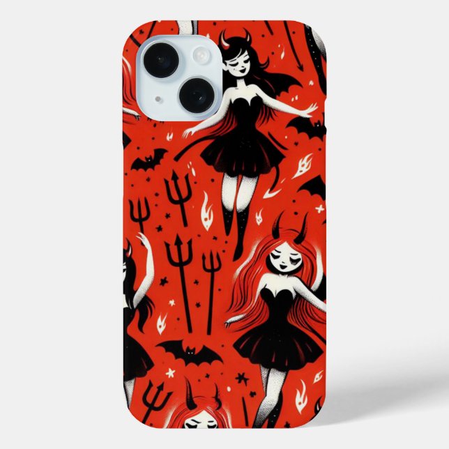 Devil Girls Case-Mate iPhone Hülle (Rückseite)