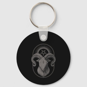 Devil Goat Pentagram Baphomet Satan Occult Satanic Schlüsselanhänger