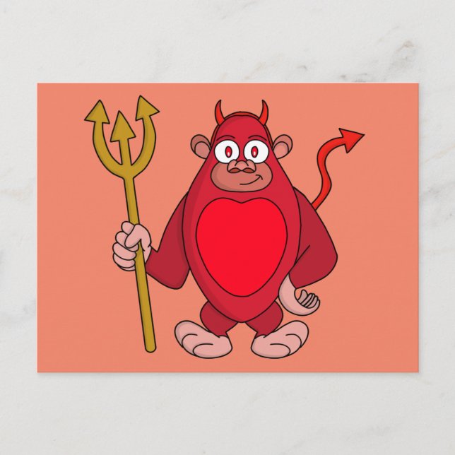Devil Gorilla Postkarte (Vorderseite)