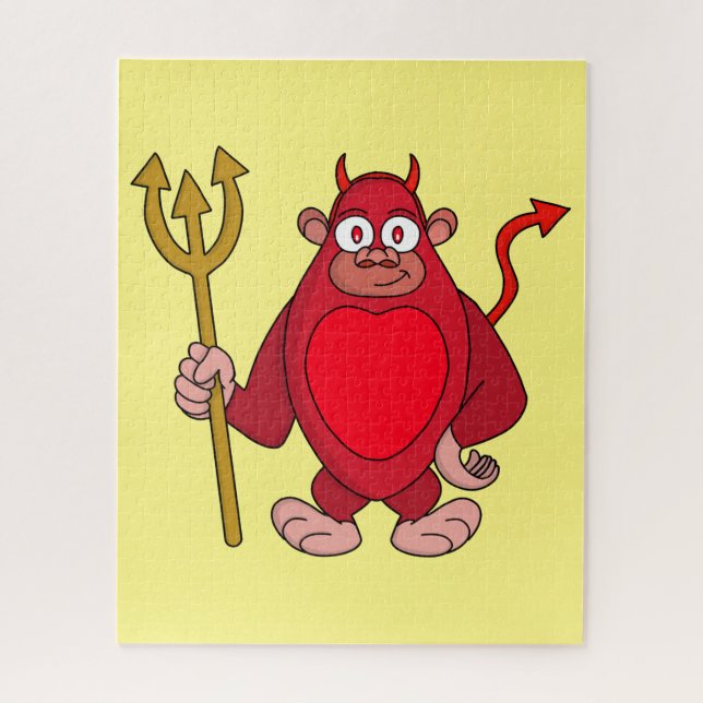 Devil Gorilla Puzzle (Vertikal)