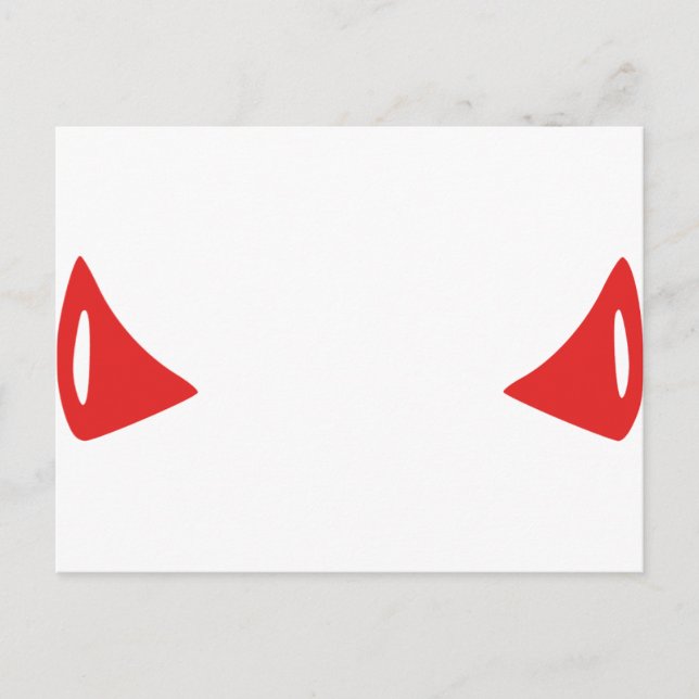 Devil Horns Postkarte (Vorderseite)