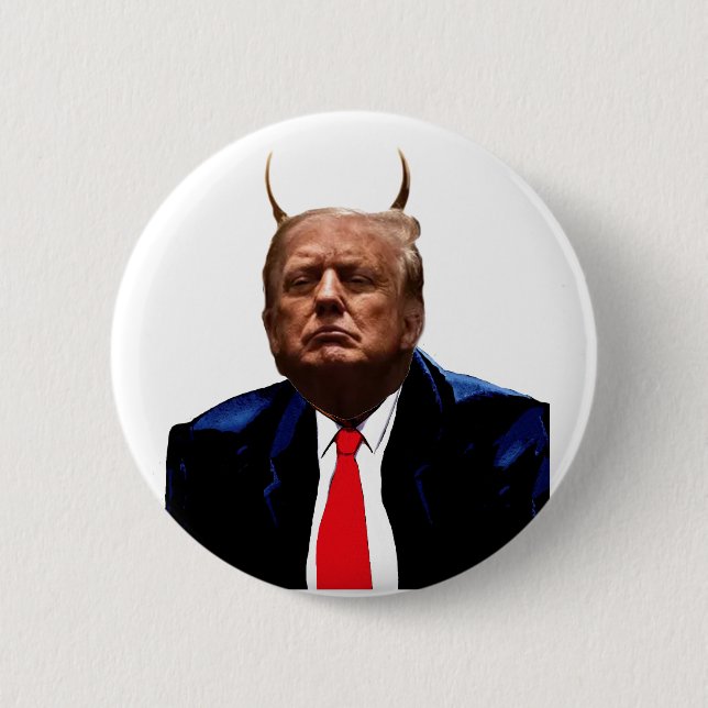 Devil J. Trump Button (Vorderseite)
