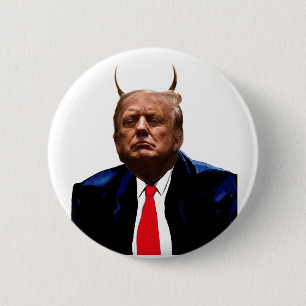 Devil J. Trump Button