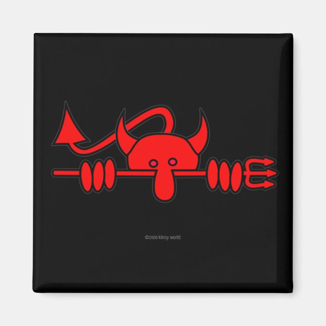 Devil Kilroy Magnet 1 (Vorne)