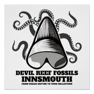 Devil Reef Shark Teeth Trader Innsmouth Poster