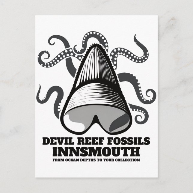 Devil Reef Shark Teeth Trader Innsmouth Postkarte (Vorderseite)