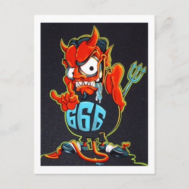 Devil Rock Postkarte (Vorderseite)