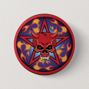 Devil Skull Button