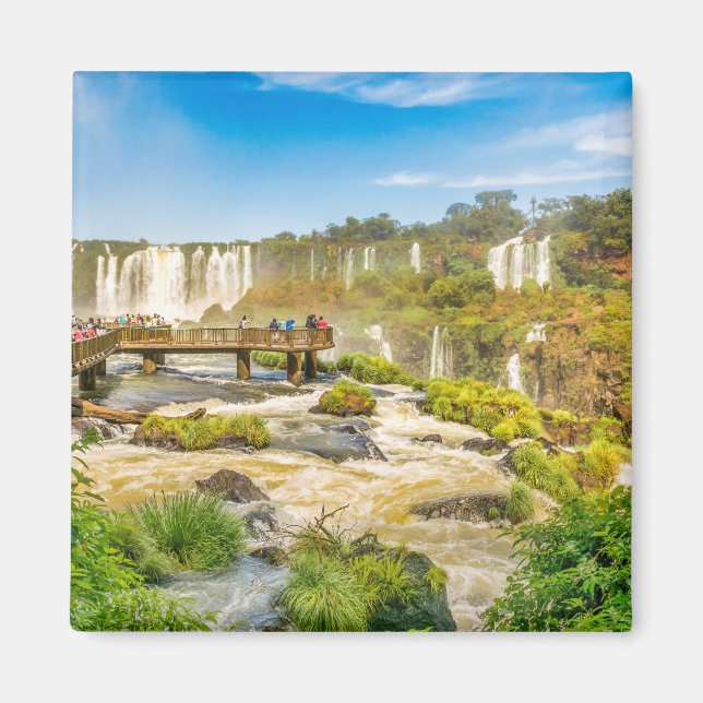 Devil Throat Waterfalls from Brazilian Border Magnet (Vorne)