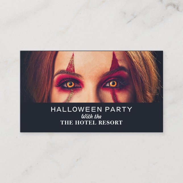 Devil Woman, Halloween-Party Ticket Einladung (Vorderseite)