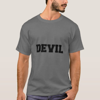 Devil Word Halloween Costume T-Shirt