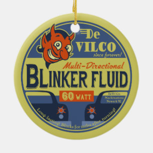 DeVilCo Blinker-Flüssigkeit Keramik Ornament