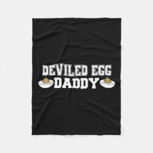 Deviled Egg Daddy - Funny Erntedank Deviled Egg Fleecedecke