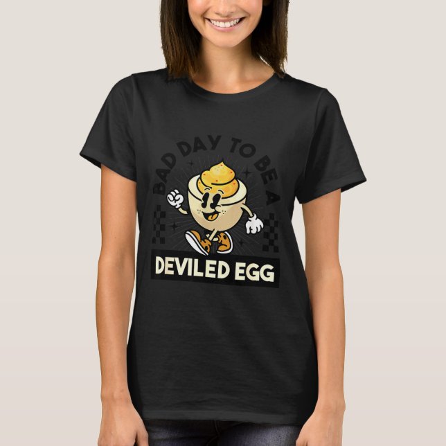 Deviled Egg Thanksgiving Eggs For Men Women Funny  T-Shirt (Vorderseite)