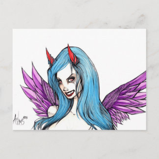 Devilian Look Postkarte