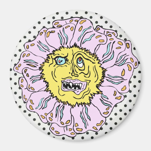 Devilish Daisy Magnet (Vorne)